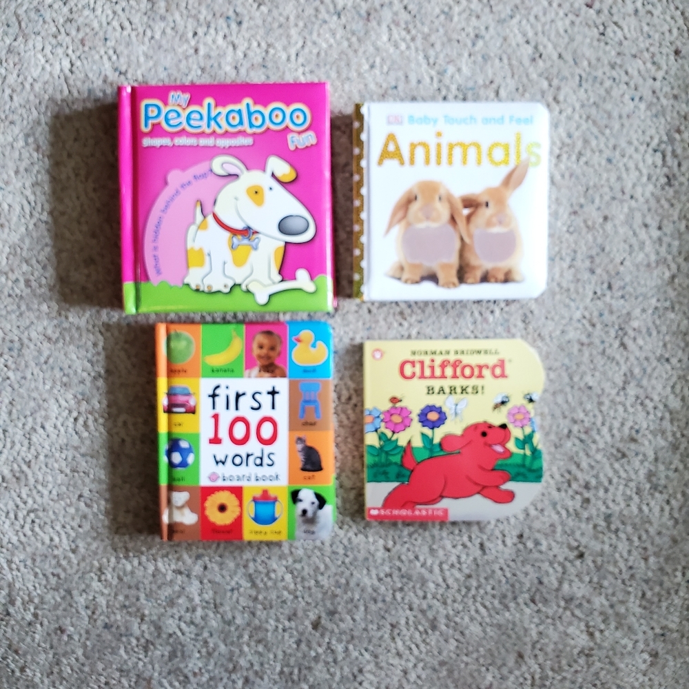 Four Children's Board Books